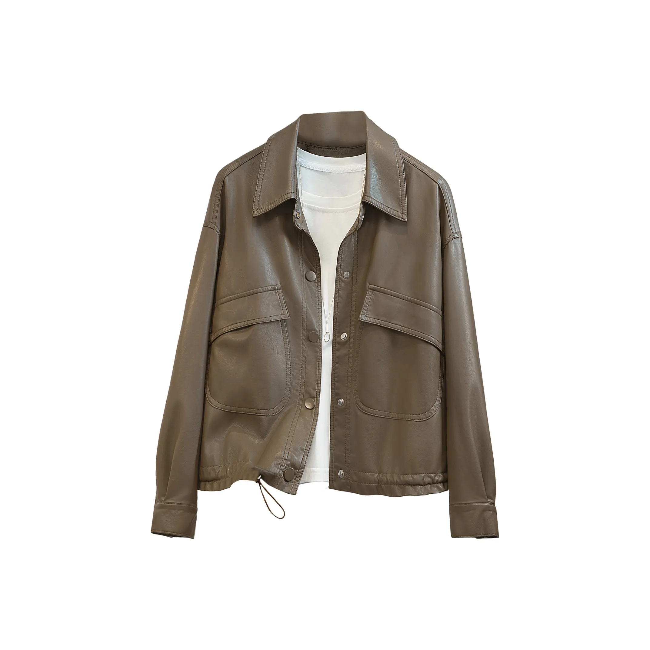 Cypress House кожаная куртка женская