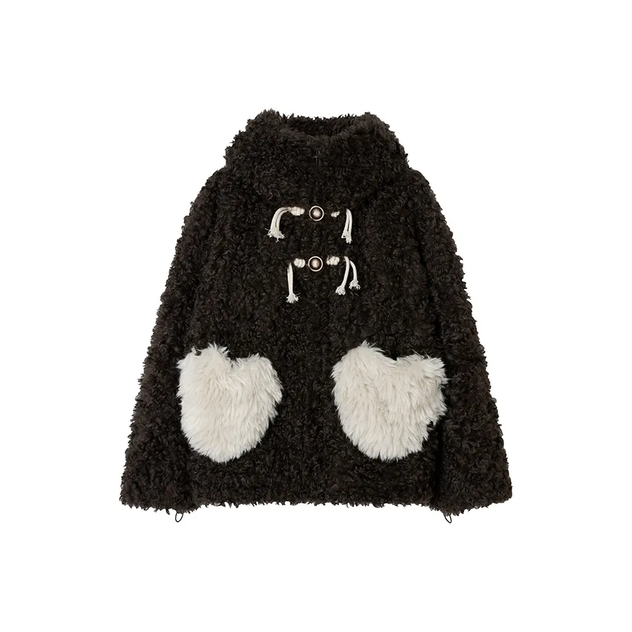 UENA Коричневый пятнистый женский бархатный пиджак