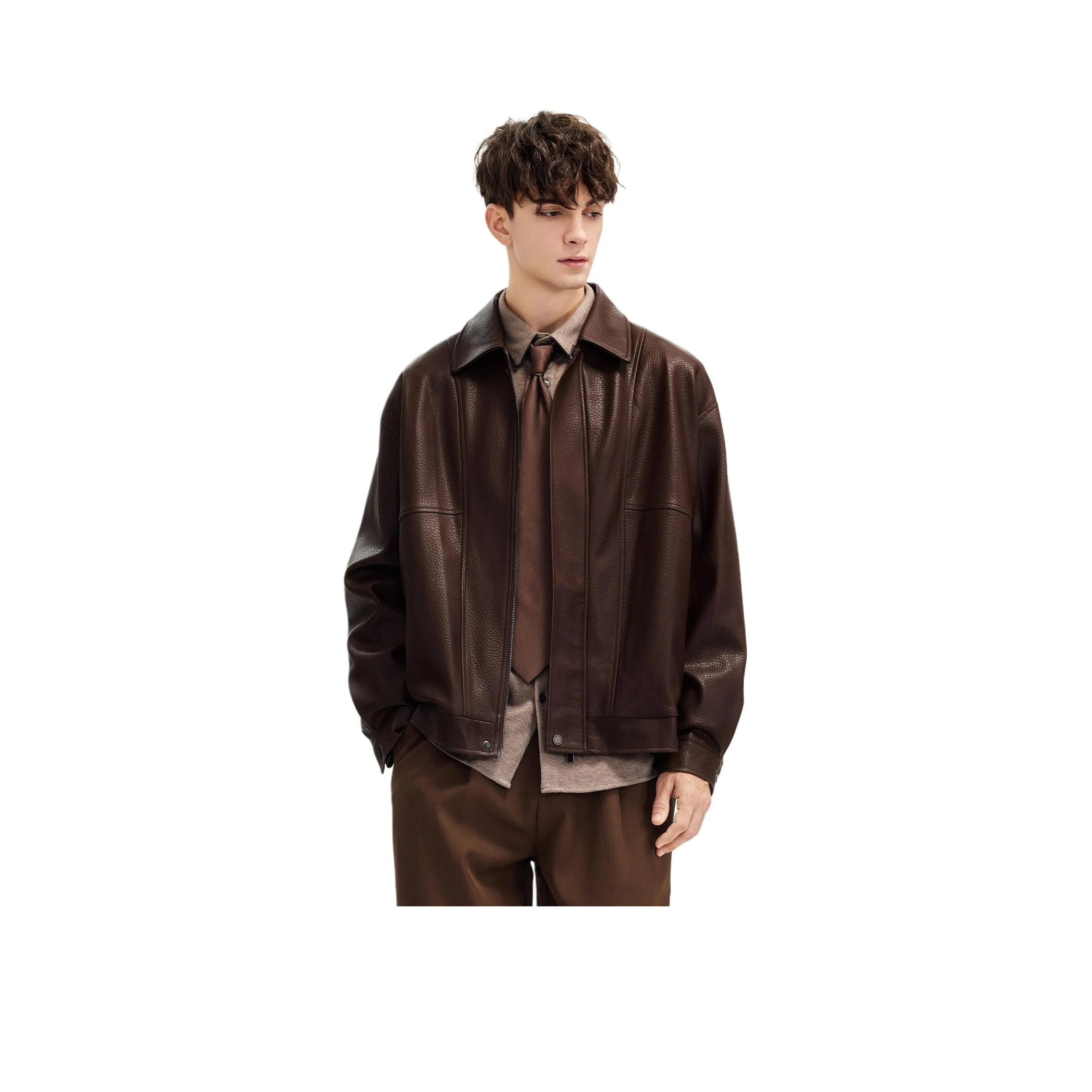 WILD LEADER Vedri Кожа Куртка Пальто Унисекс