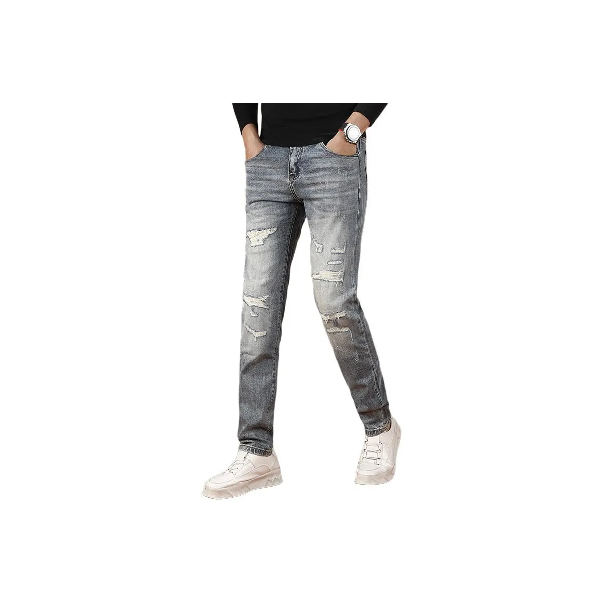 JIKENDI Мужские Джинсы