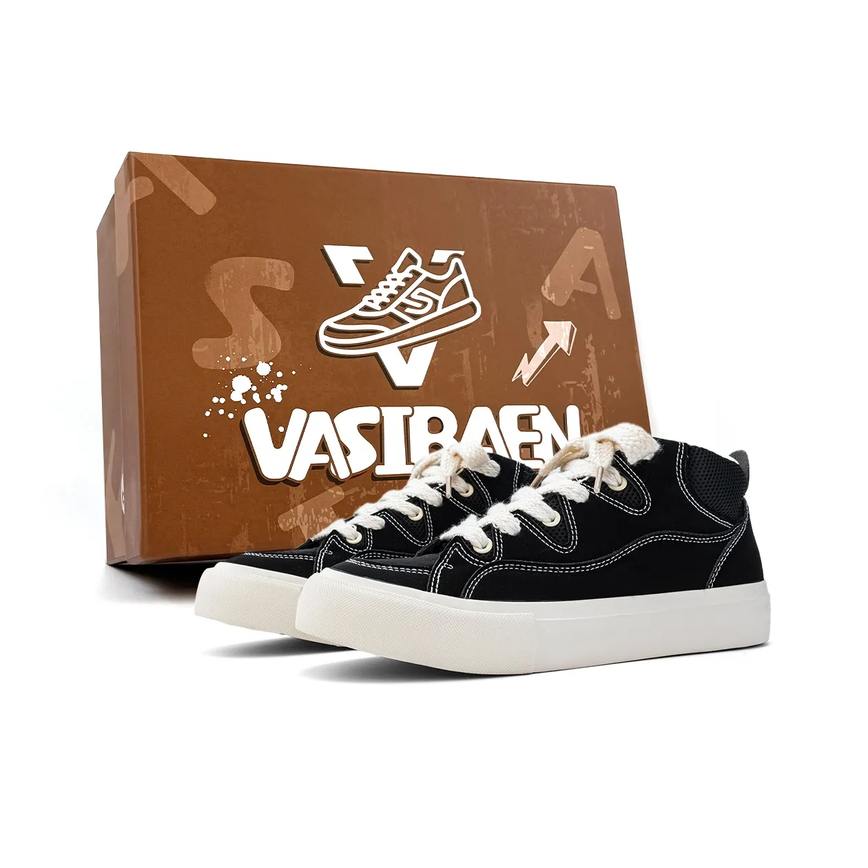 VASIBAEN Покрытие Амортизация Высокие Кроссовки для Скейтбординга Men's Box