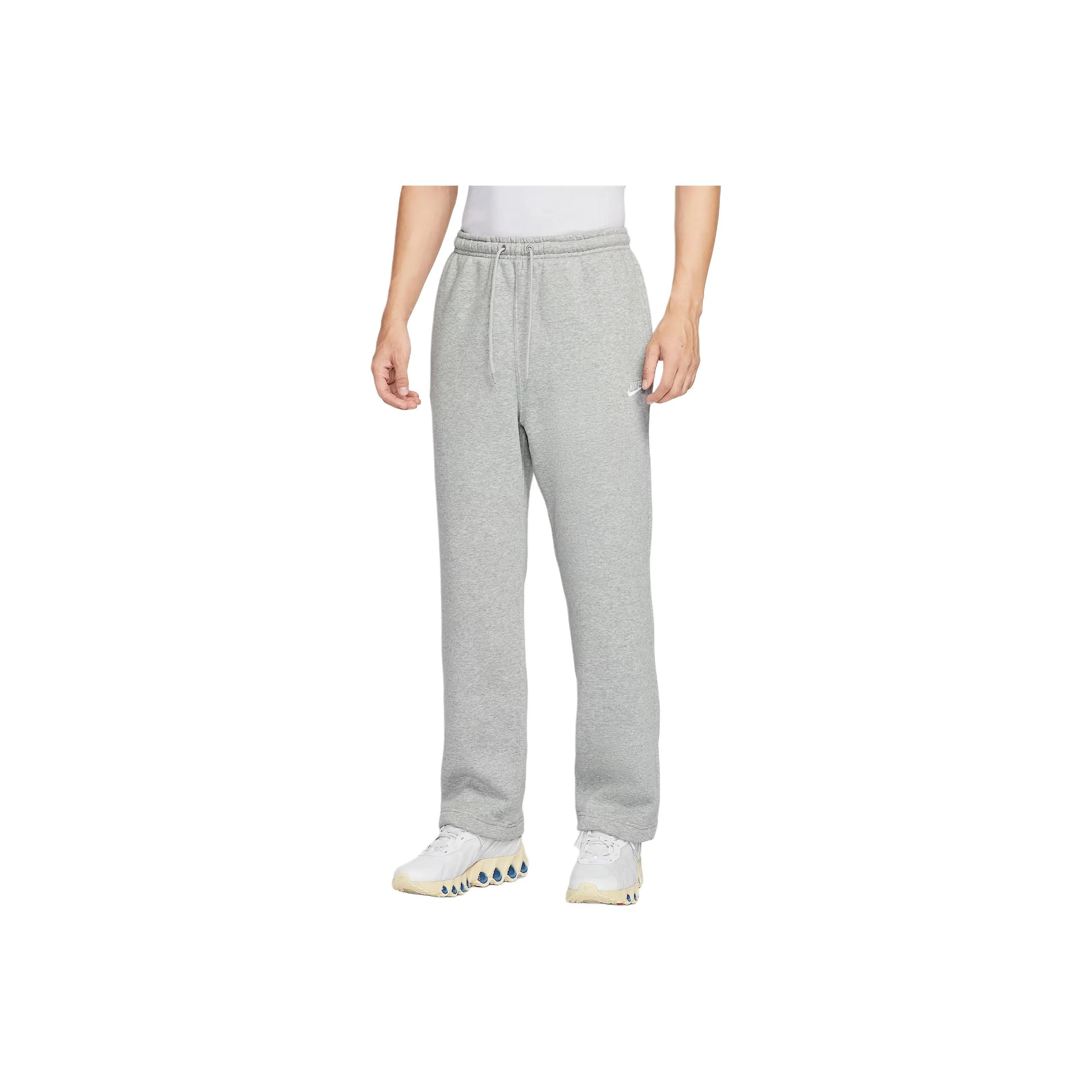 Nike Темно-серый Светло-дымчатый серый Белый Мужские спортивные брюки