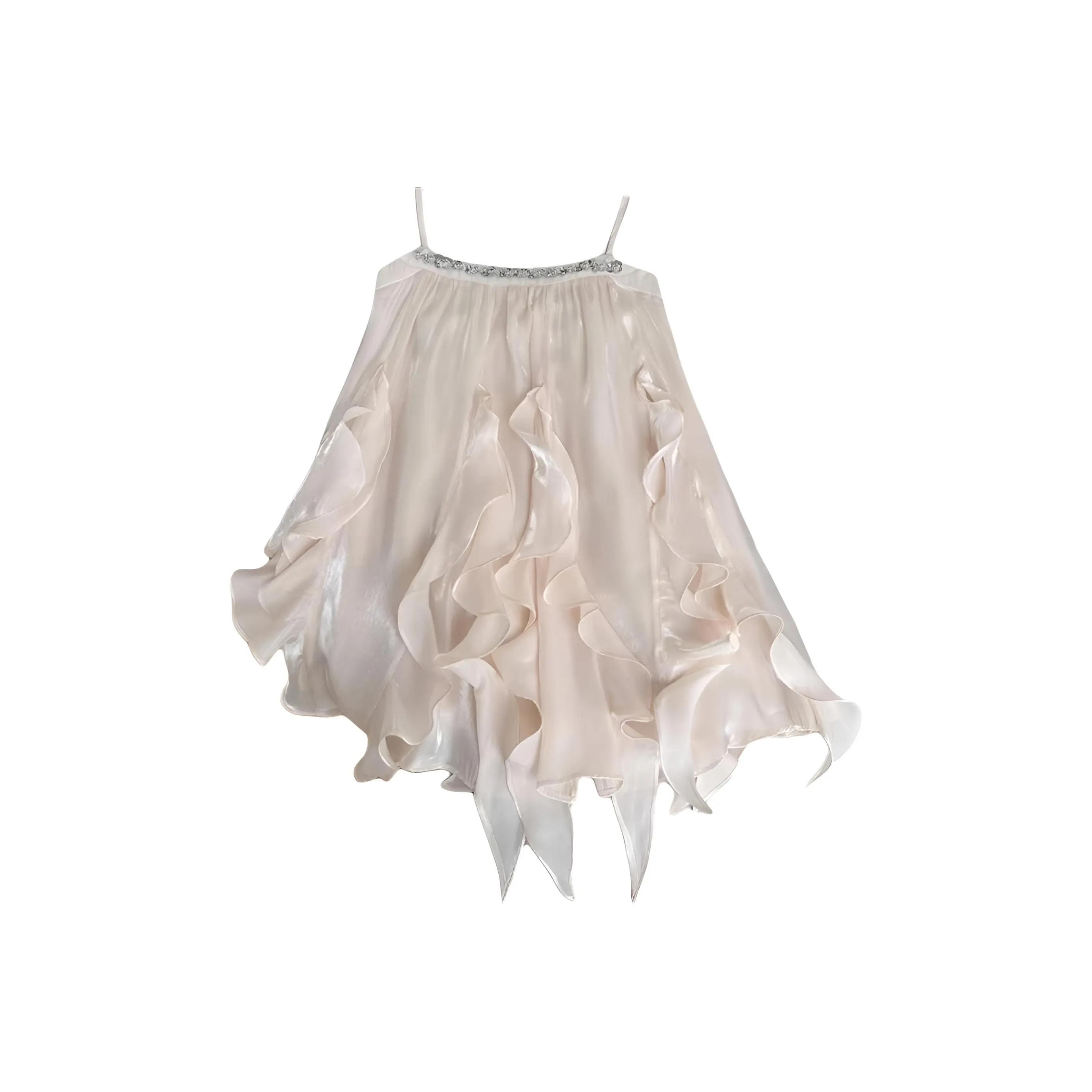 DITB Позолоченный Абрикос Женские Слип-платья