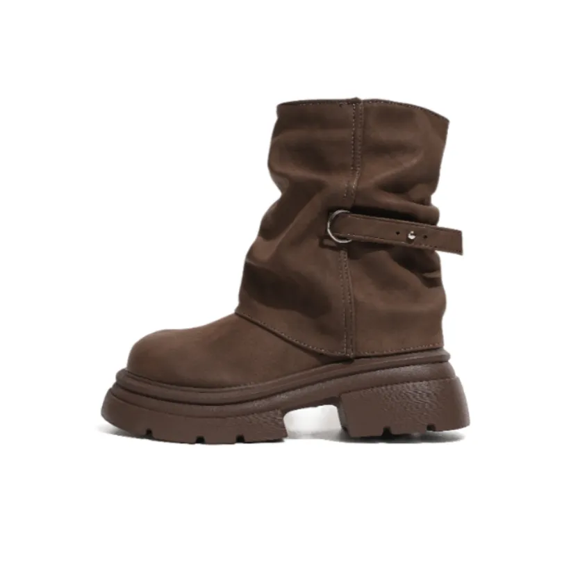 7 SEVFUN Минималистский стиль Повседневный Универсальный CLASSIC SHORT Мартин Ботинки Женские