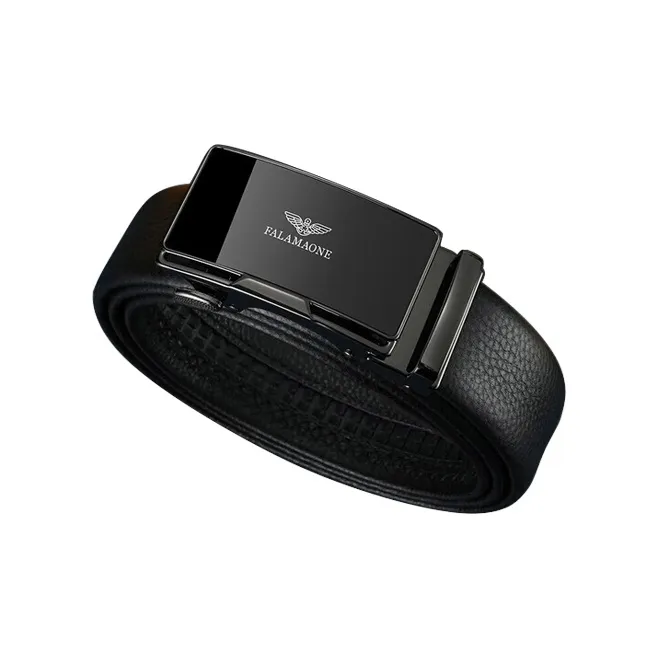FALAMAONE Ремень из натуральной коровьей кожи мужской 3,5 см