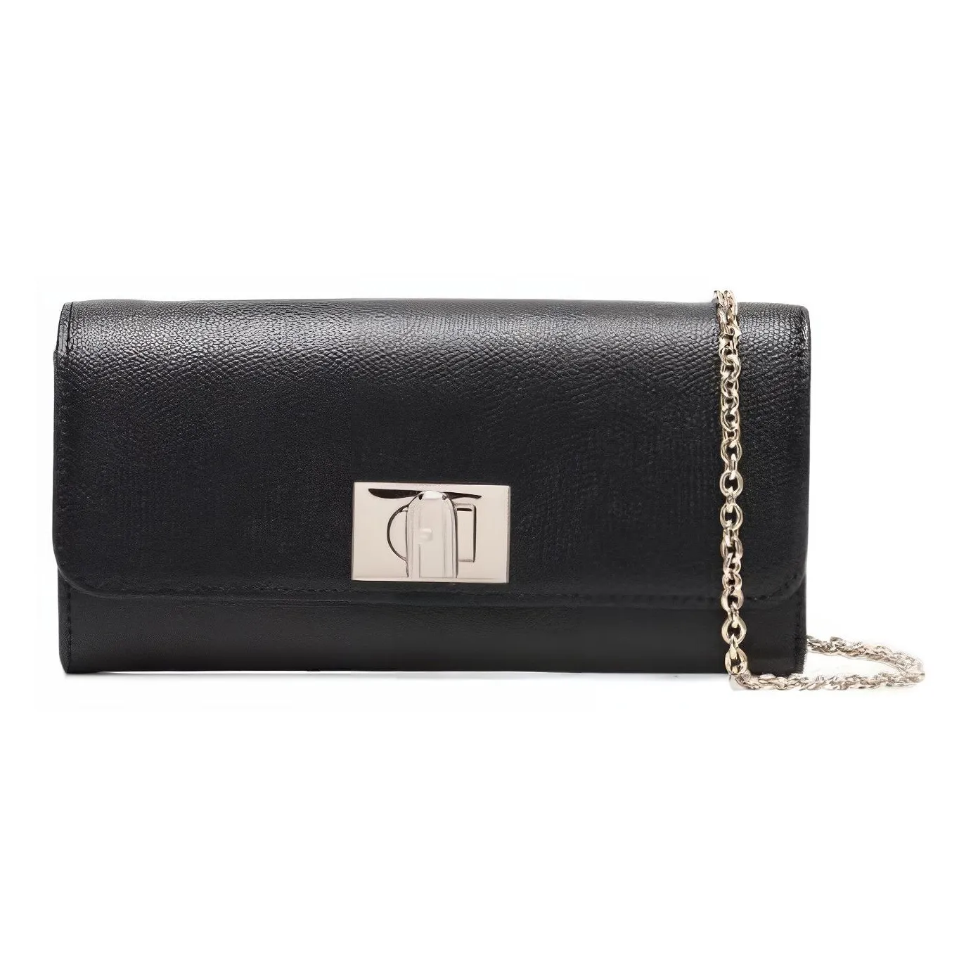 Furla Телячья кожа Сумка через плечо Кошелек Женские Черный