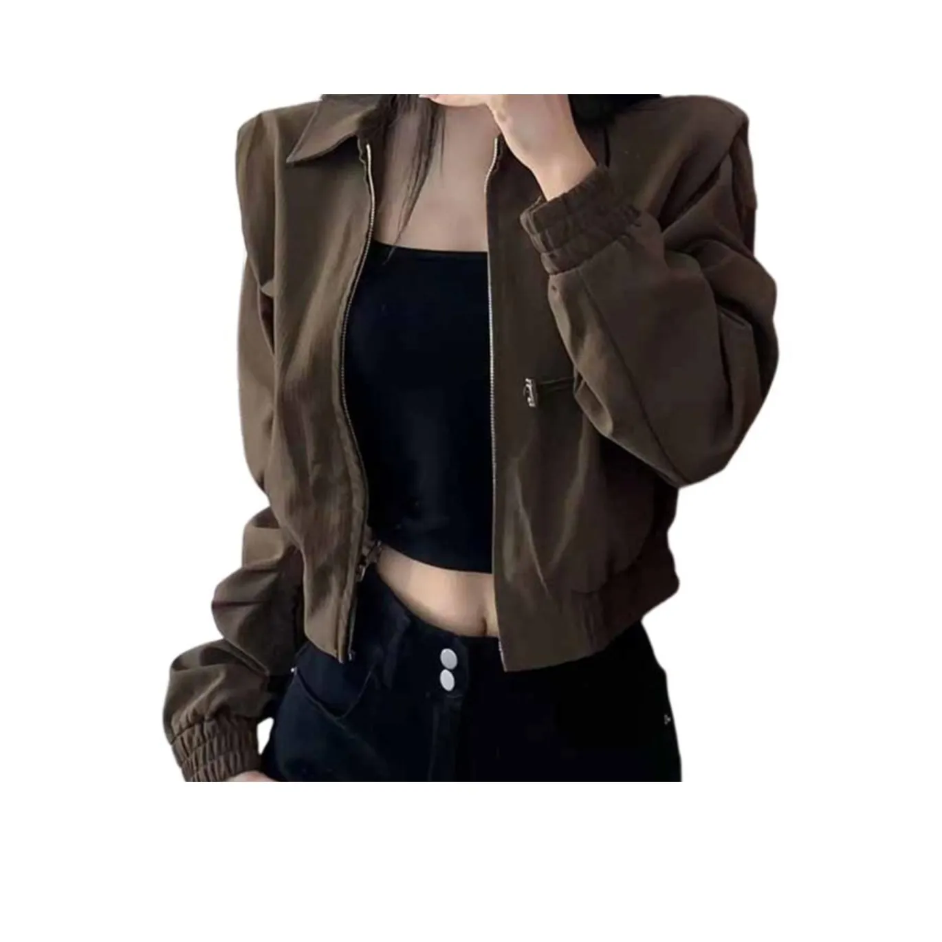 SRCG Коричневый Женский Куртки