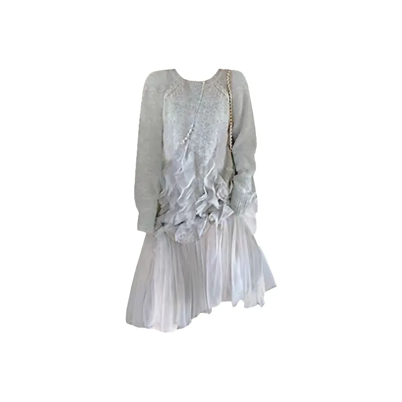 ABBY GODDESS Длинное платье с длинными рукавами женское