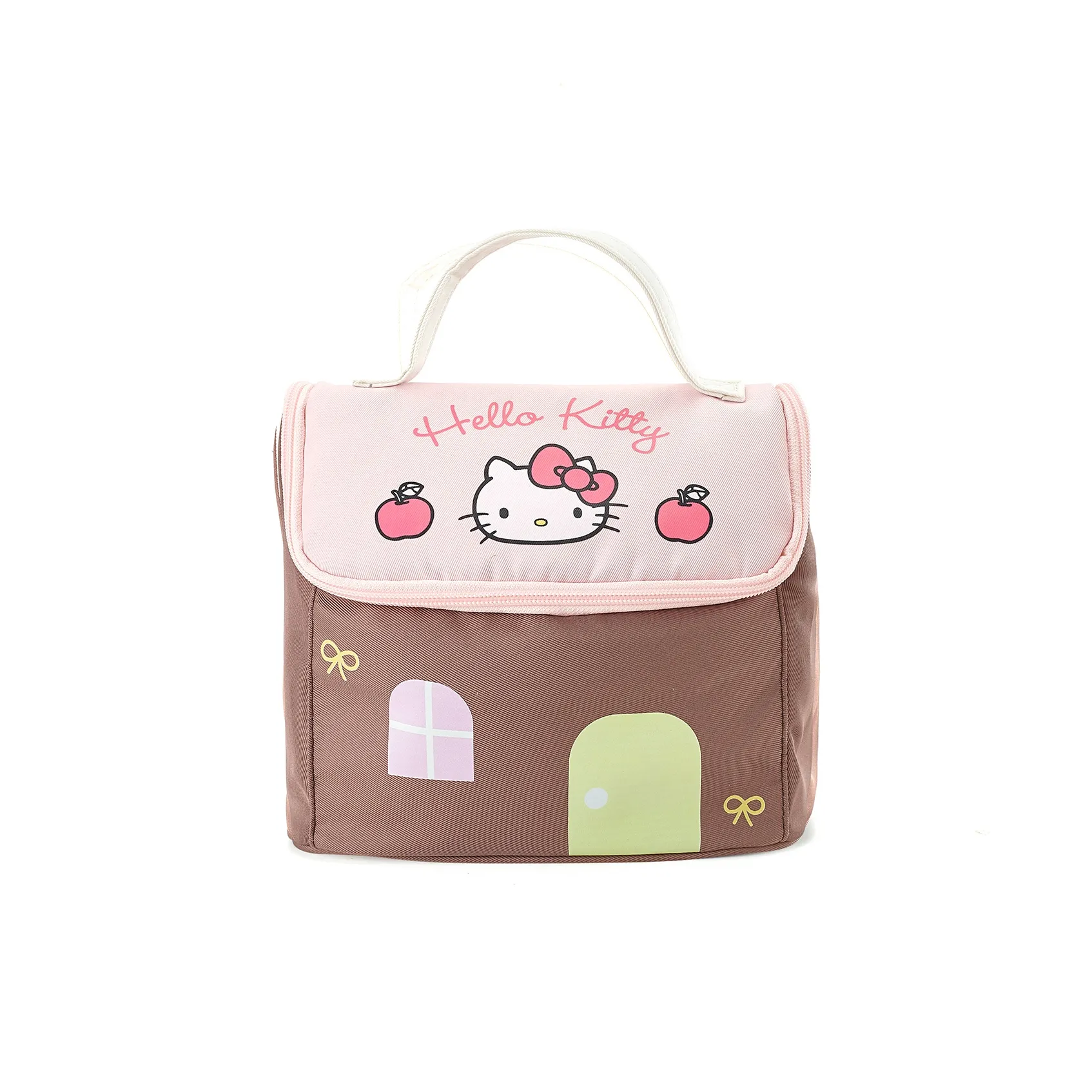 Sanrio Polyester Travel Storage Bag Women's Coffee Pink Multicolor Санрио Полиэстер Путешествие Хранение Сумка Женская Кофейный Розовый Многоцветный