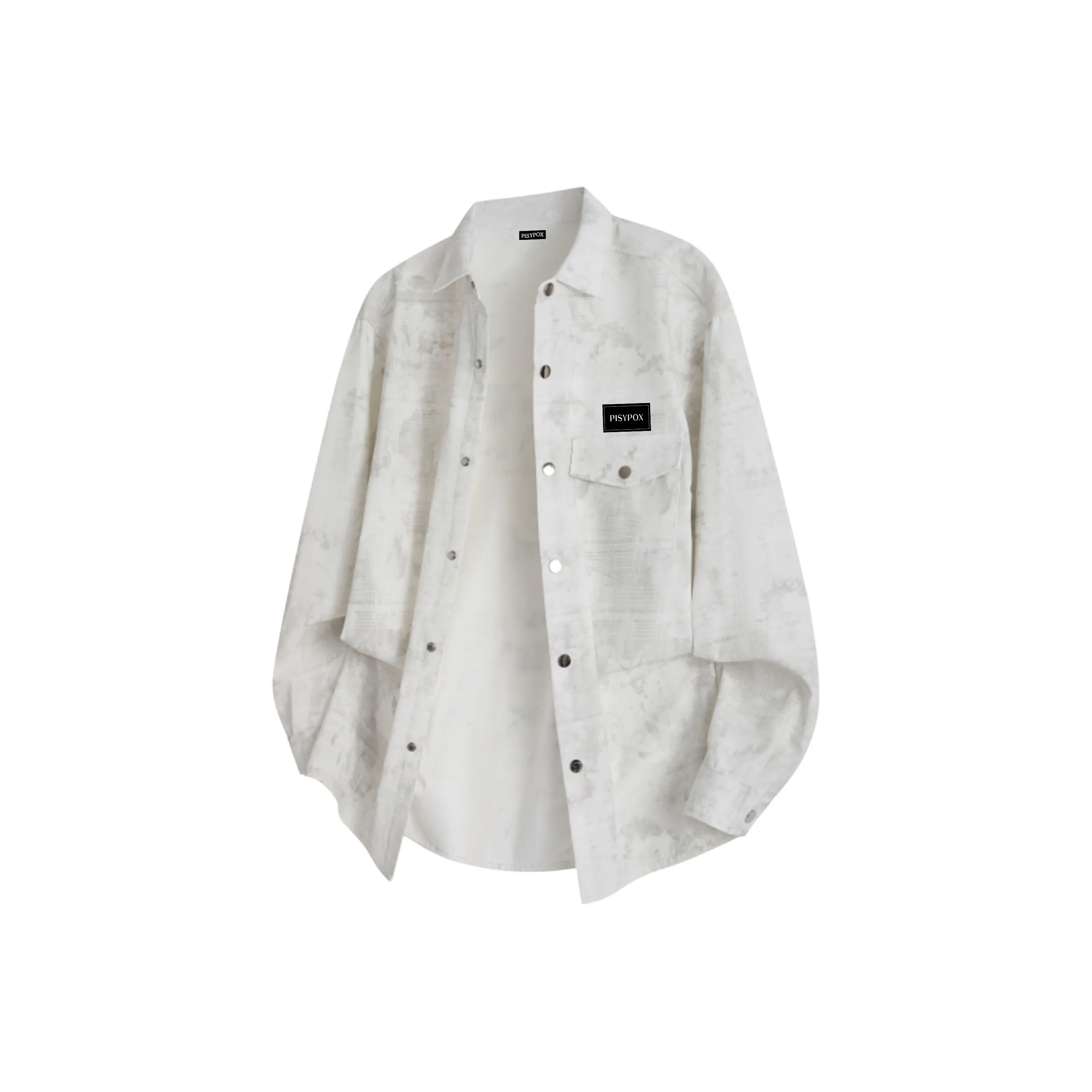 PISYPOX Длинный рукав рубашка унисекс