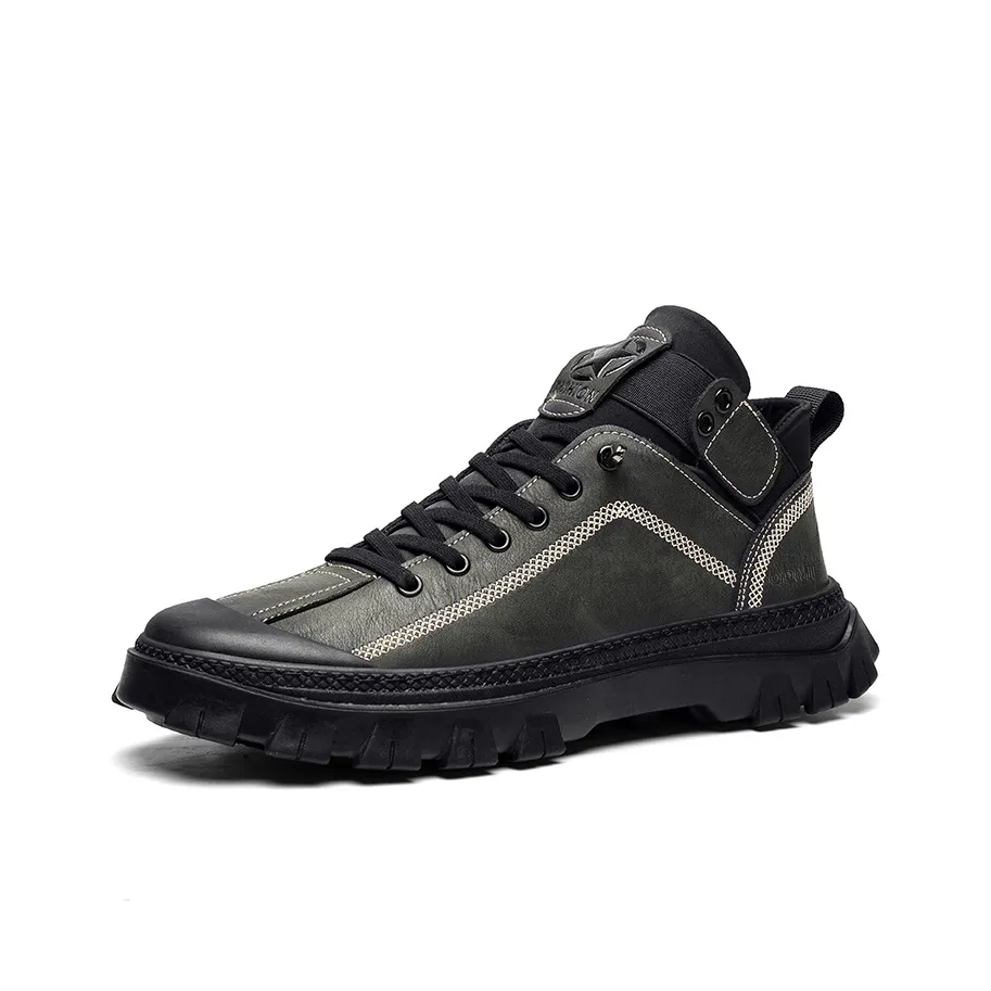 QDML Рабочие ботинки MID Топ Мужской