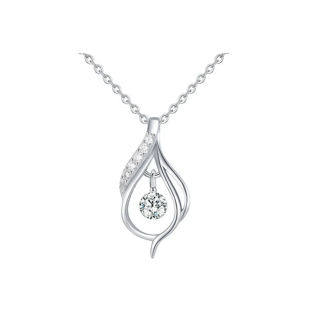 Moriiveve Серебро S925 Ожерелья Унисекс