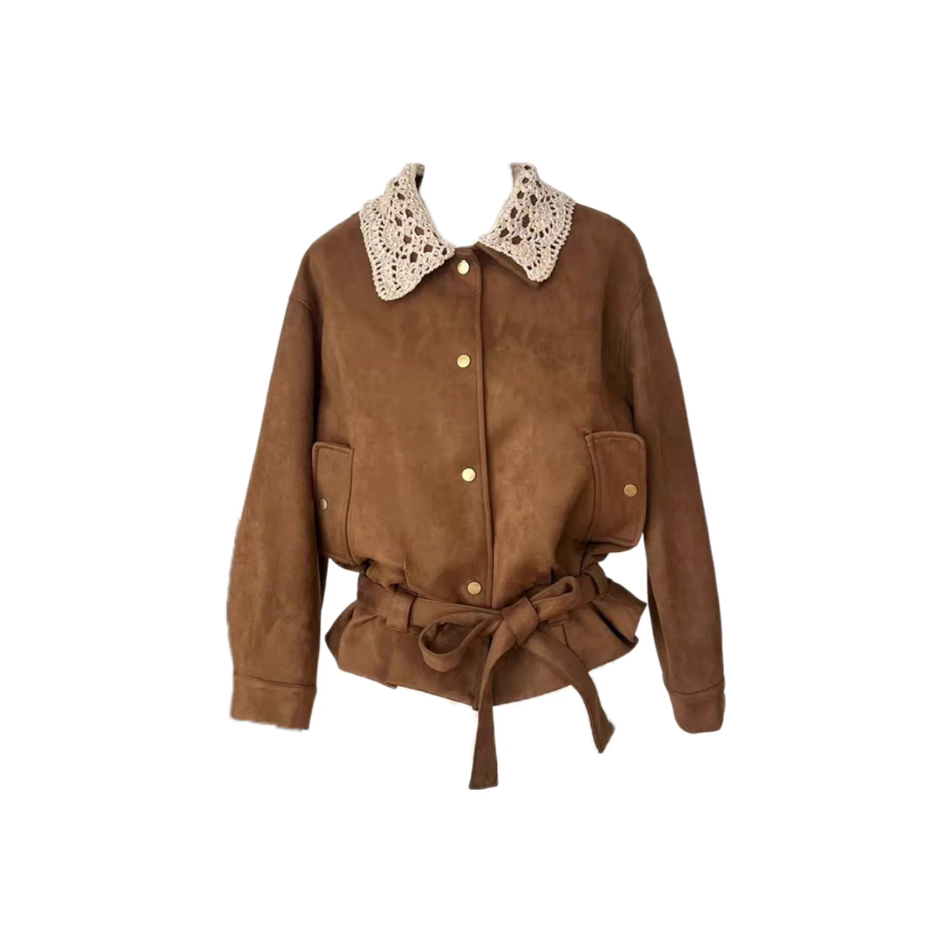 GORGEOUSIDEA Шоколадно-коричневое пальто женские куртки