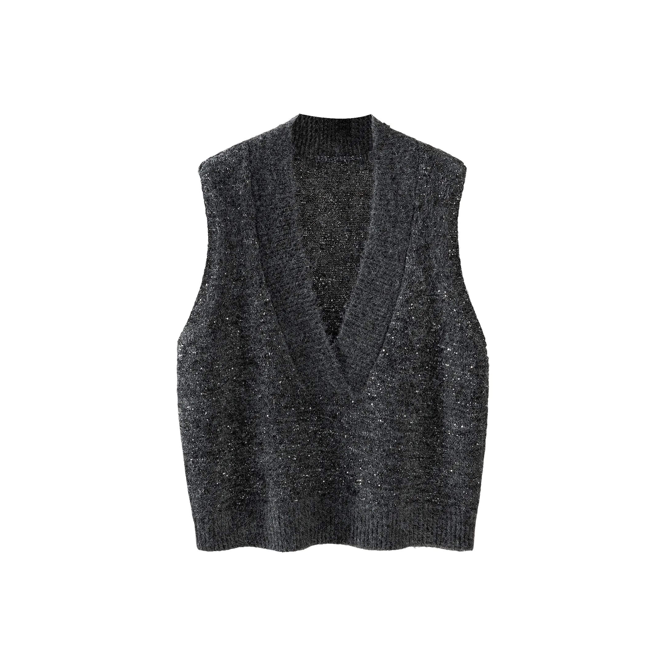 TOUCH Темно-серый Женский жилет