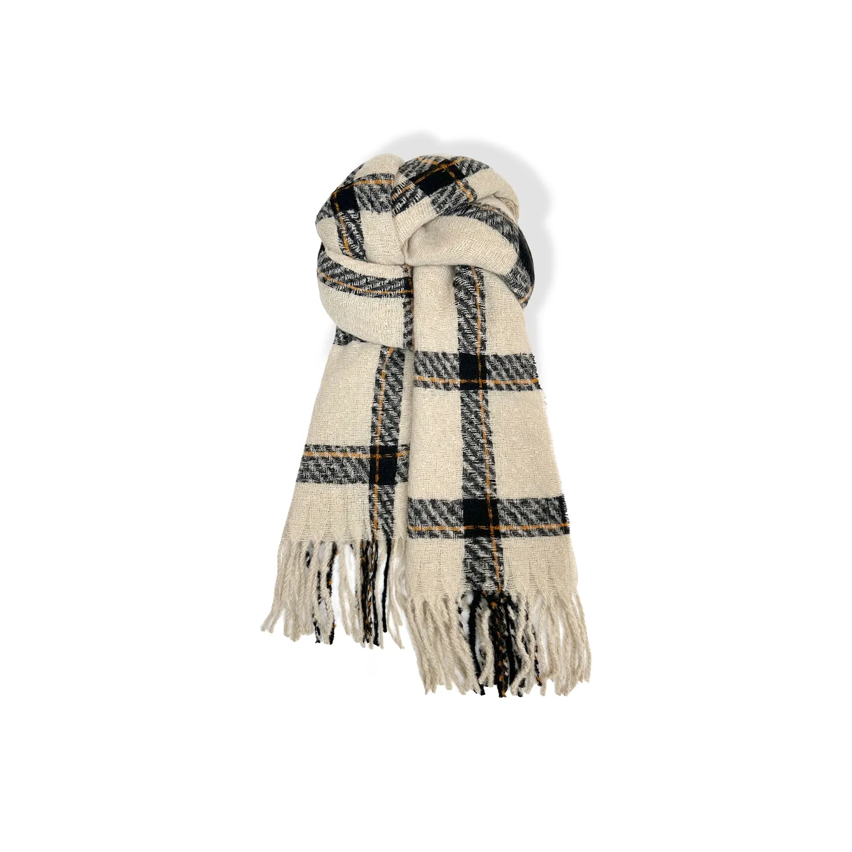 Miniso Полиэстер Трикотаж Шарфы Унисекс