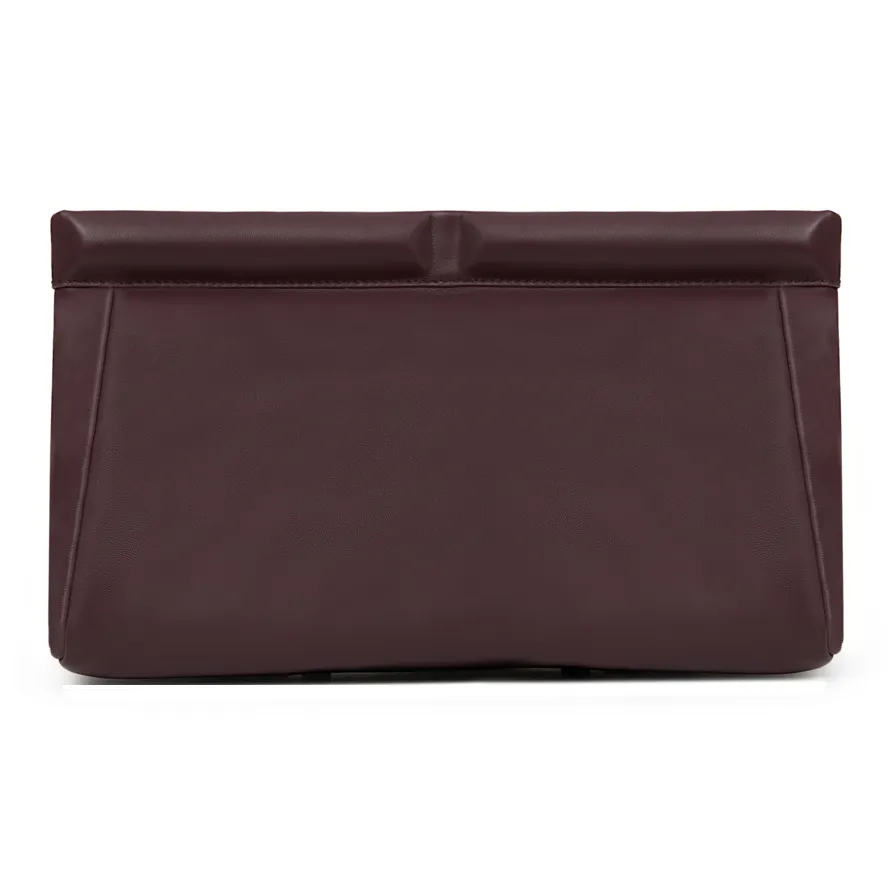 ROMI STUDIO Овчина Клатч Женский Бордовый