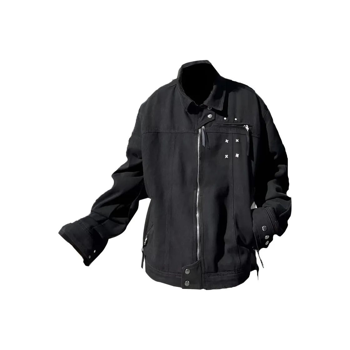 JIMI JONS Черный Унисекс Джинсовые куртки