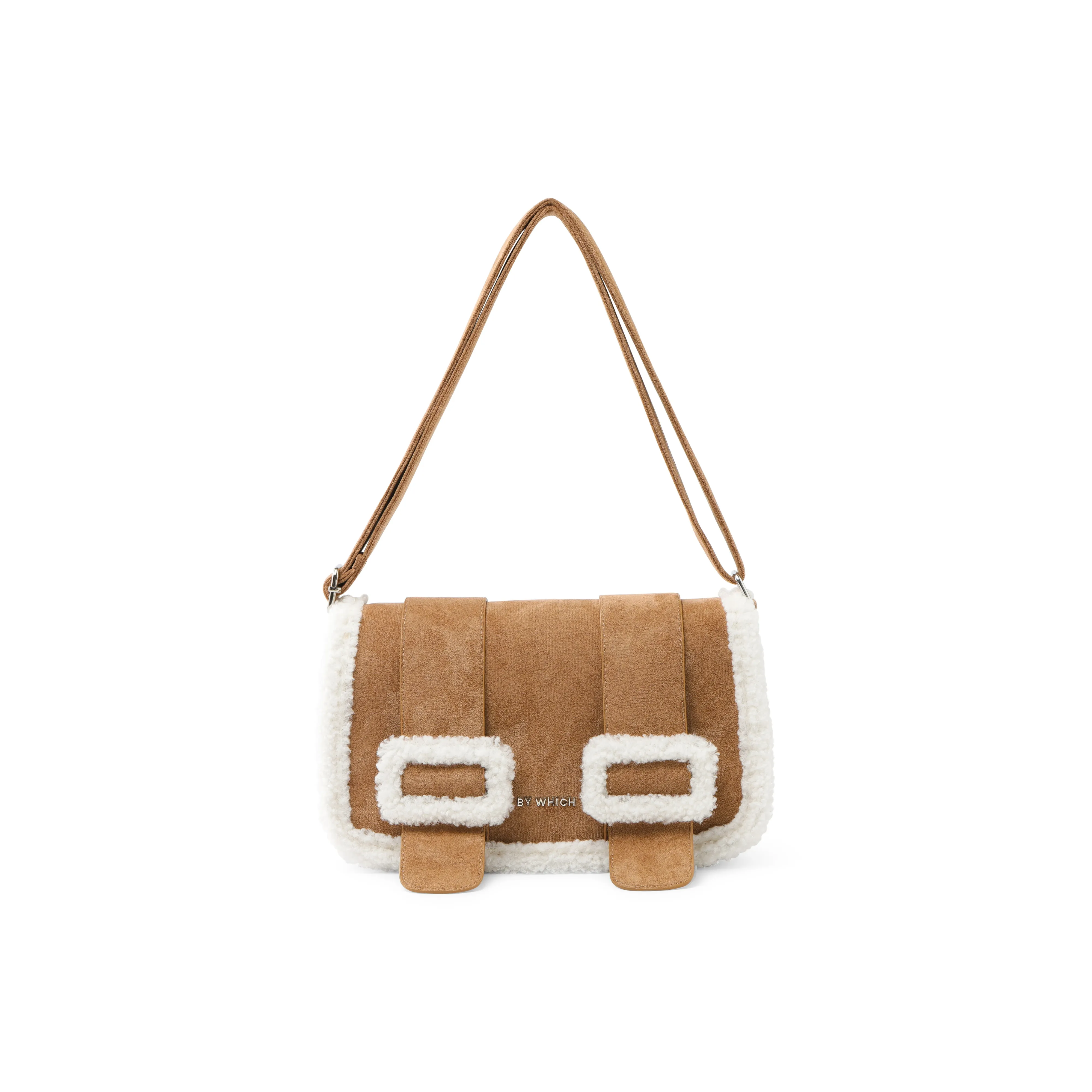 Bywhich Замша Шерпа Сумка через плечо Стандартная Женская Хаки