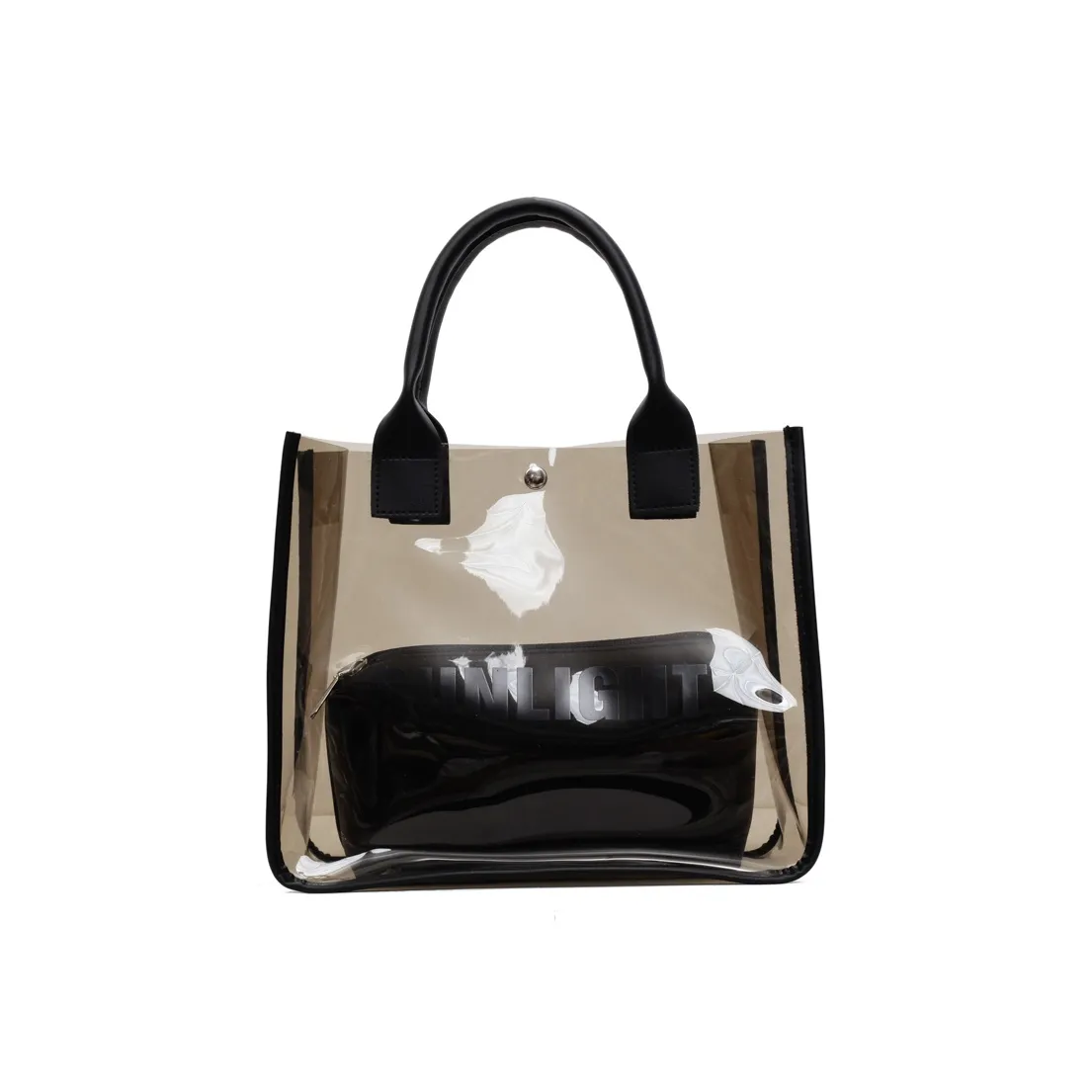 SHIJIA Пластиковая сумка женская черная