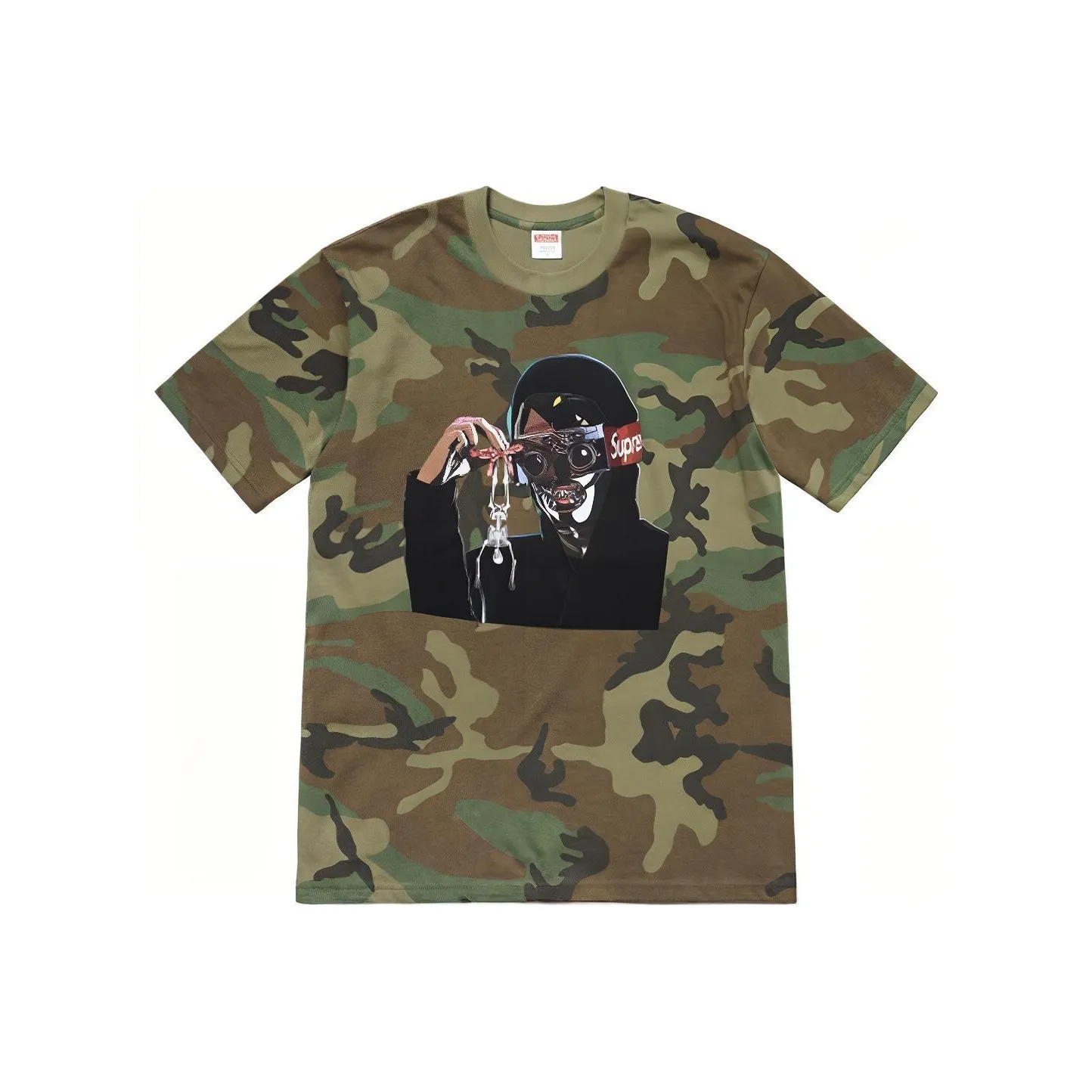 Supreme SS19 T-Shirt Unisex Камуфляж Зеленый