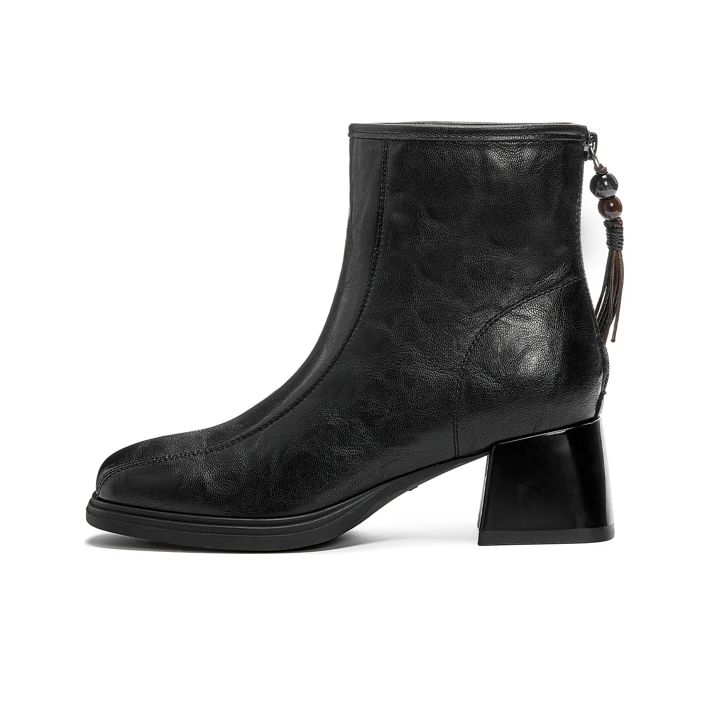 JOSINY Vintage Versatile Мода Удобная Французский Элегантный Челси Ботильоны Короткие Ботинки с Каблуком 5,5 см Женские