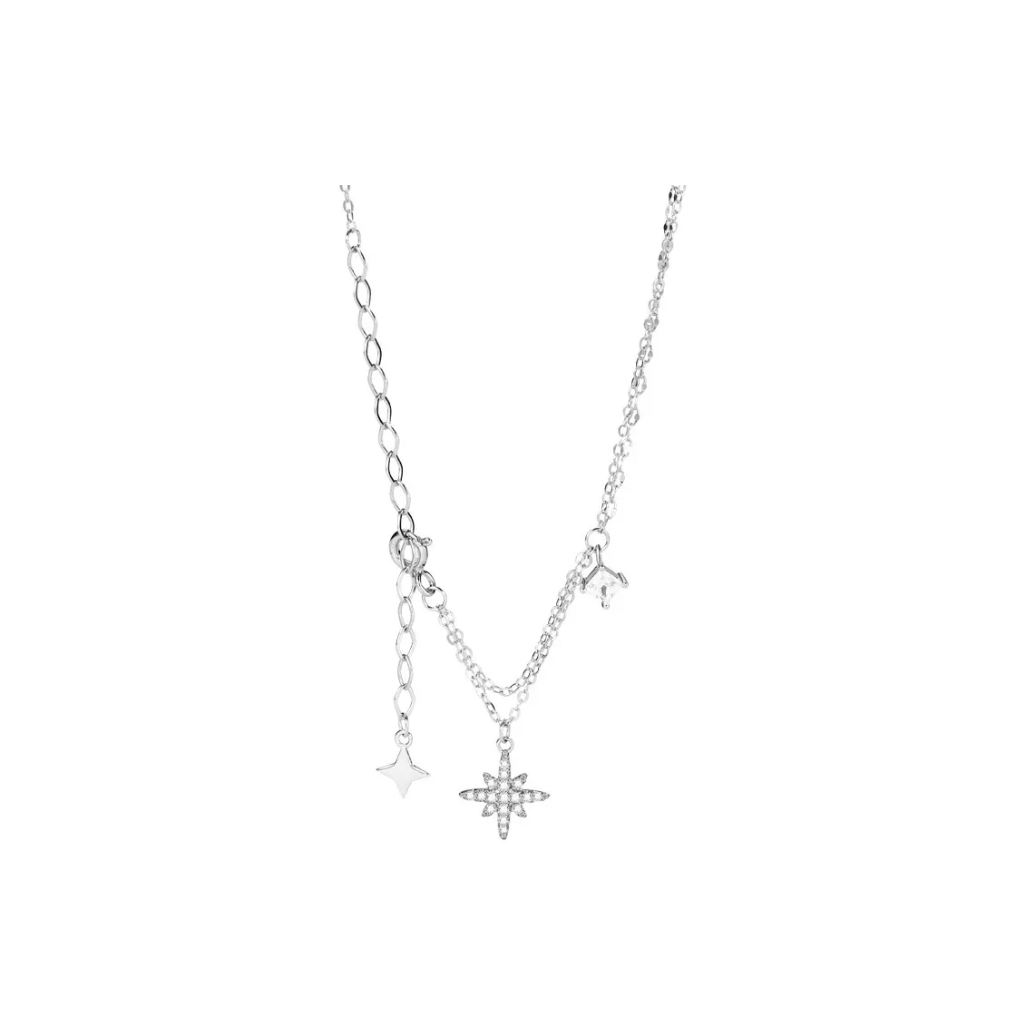 Moriiveve S925 Серебряные Ожерелья Унисекс