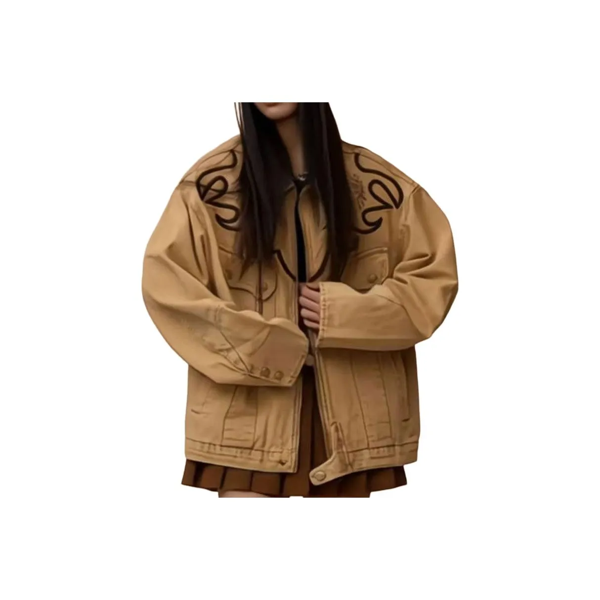 HAPG Жёлтые Женские Куртки