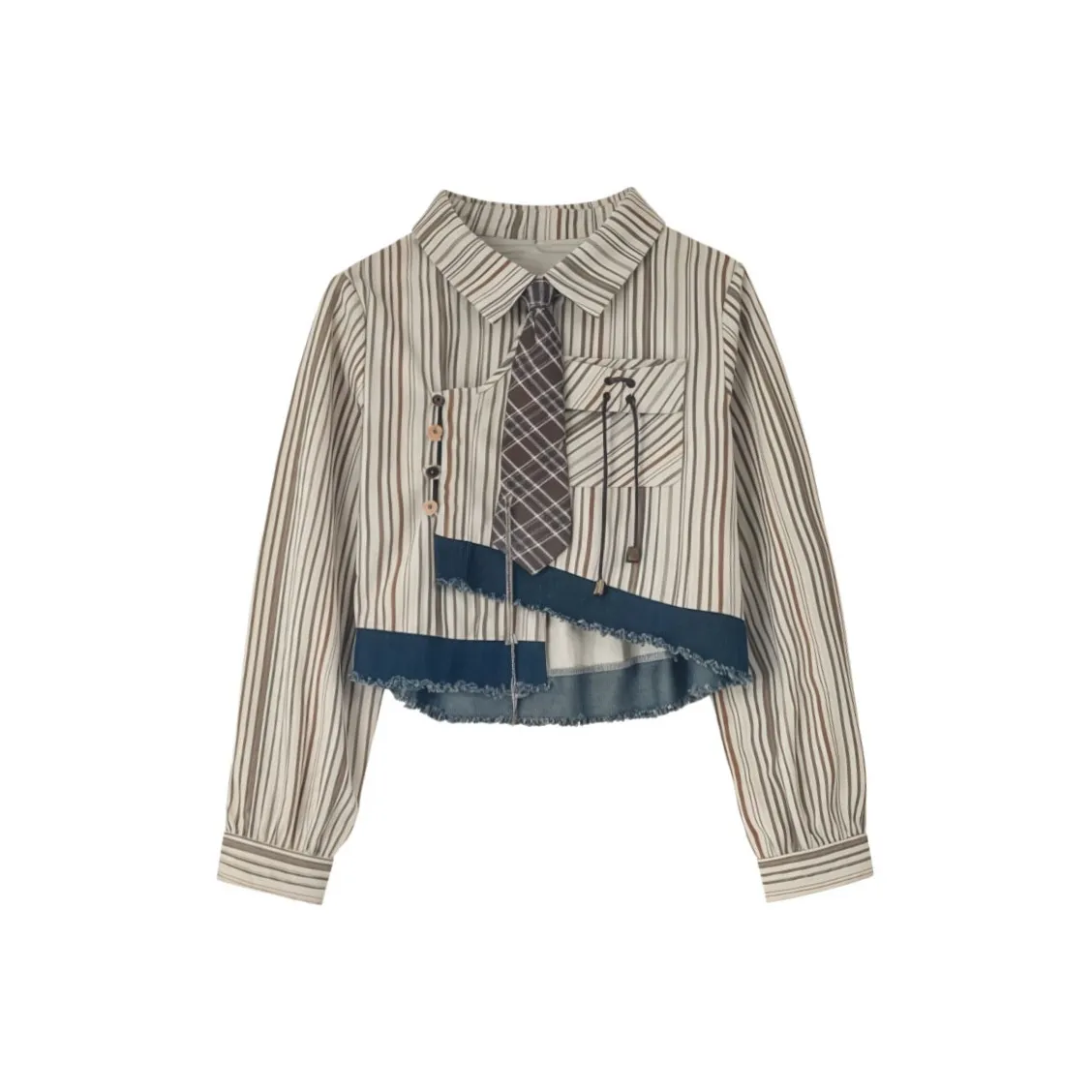 NATHANIA Коричневый Женские Рубашки