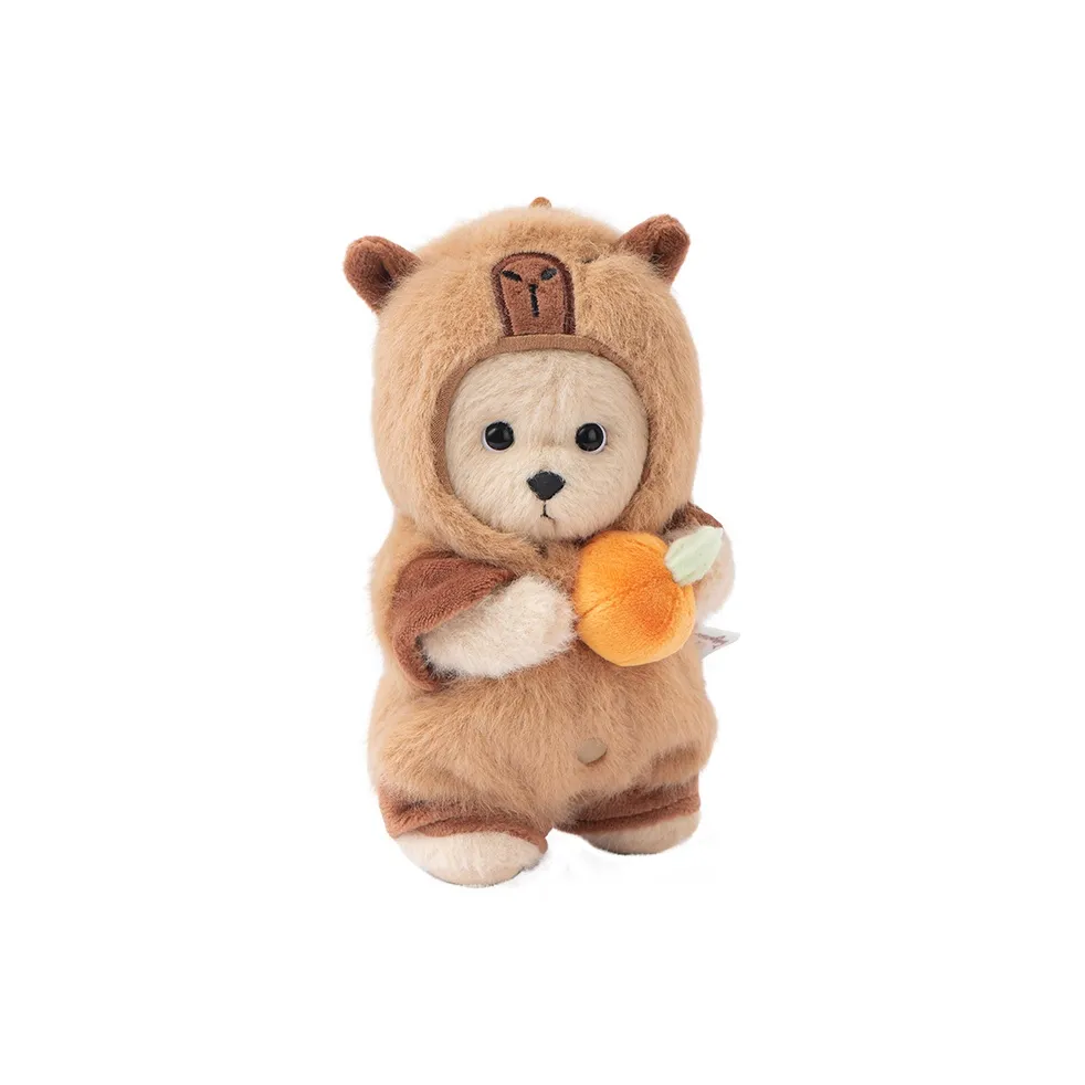 TeddyTales Карман Медведь Коллекция Капибара Уют и Гармония Кукла Коробка Плюшевая Подвеска Кукла 15 см Рекомендуемый рост