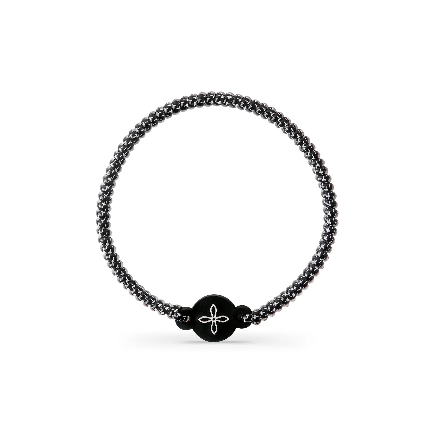 TELETIES TPU Резинки для волос Spirals Унисекс Черный Белый