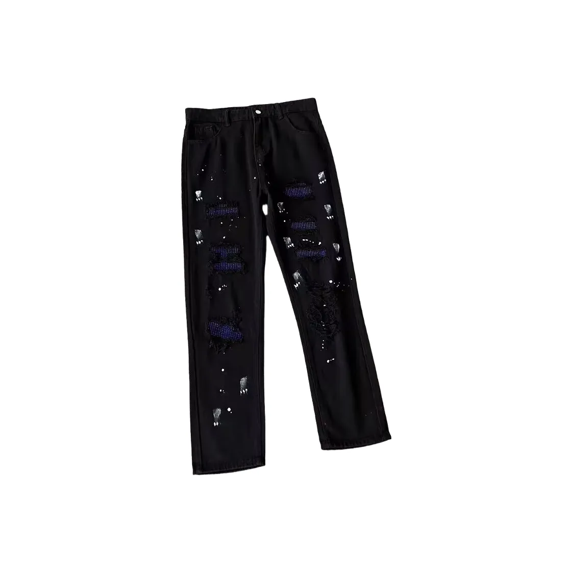 CAT'S PAW Черный Унисекс Джинсы