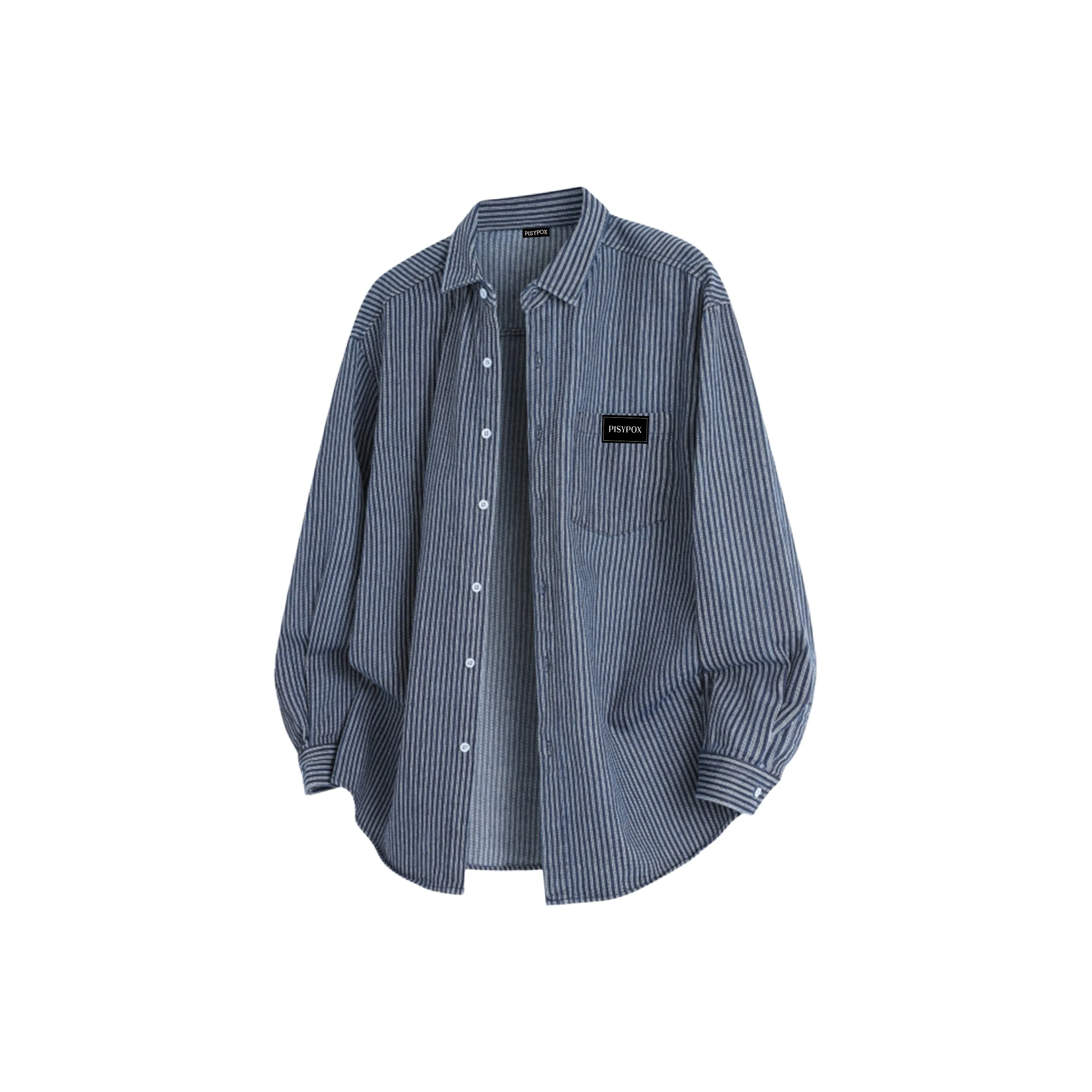 PISYPOX Длинный рукав рубашка унисекс