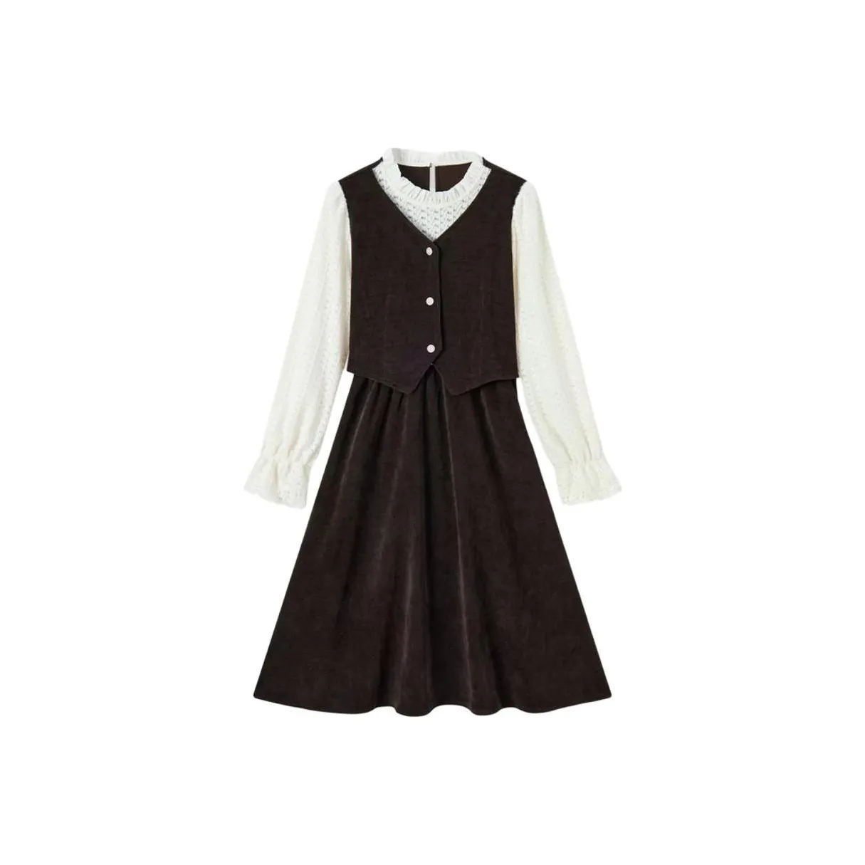 EICHITOO Длинное платье с длинными рукавами женское