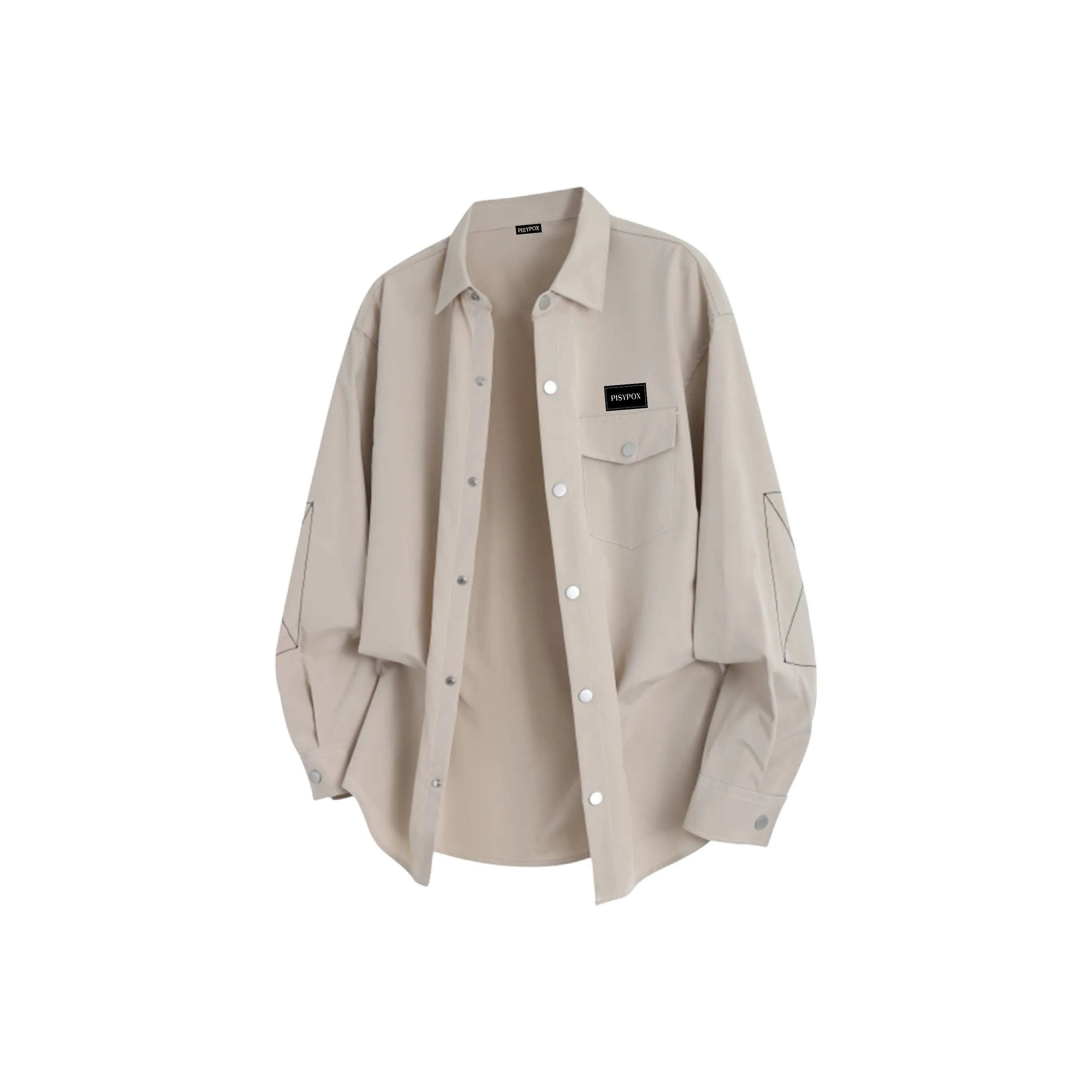 PISYPOX Длинный рукав рубашка унисекс