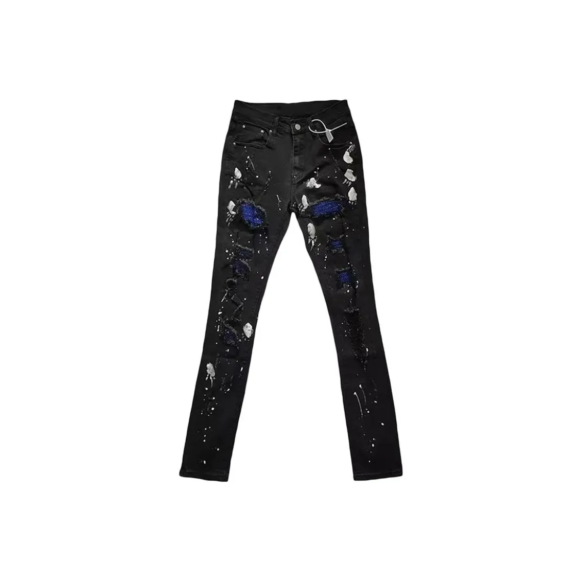 PWUE Черные Унисекс Джинсы