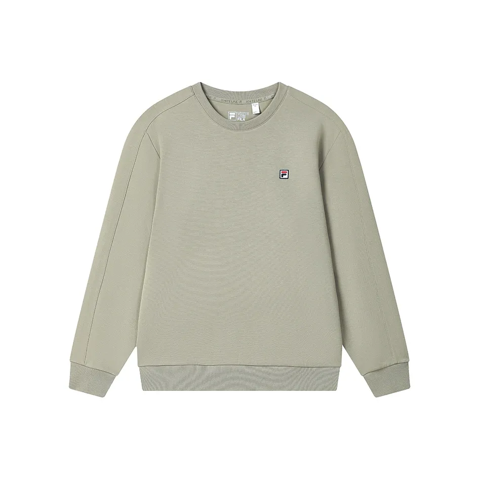 FILA Белый Свет Шалфей Зеленый Мужские Толстовки