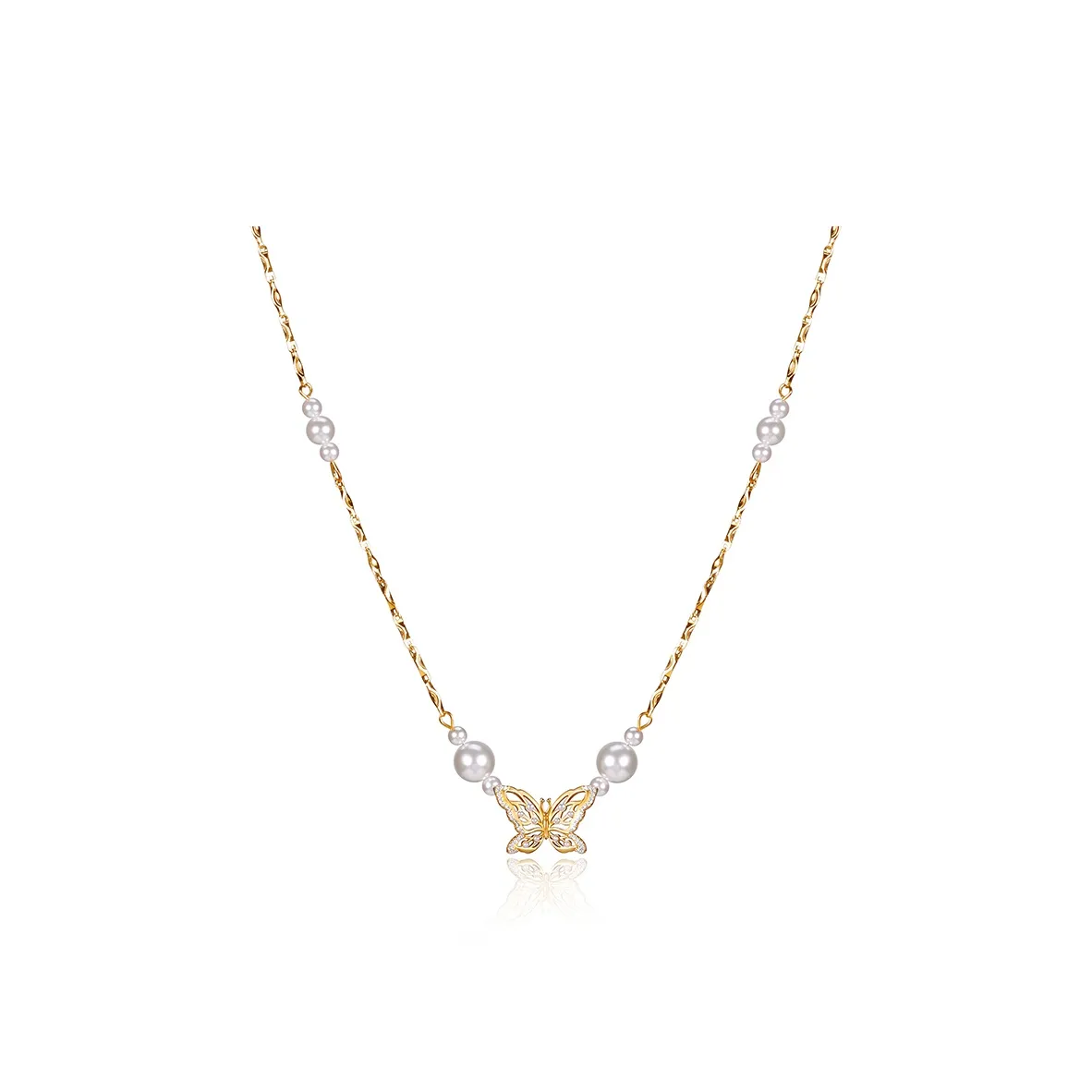 PARANOID PUPPY Золото-покрытое медное ожерелье для женщин