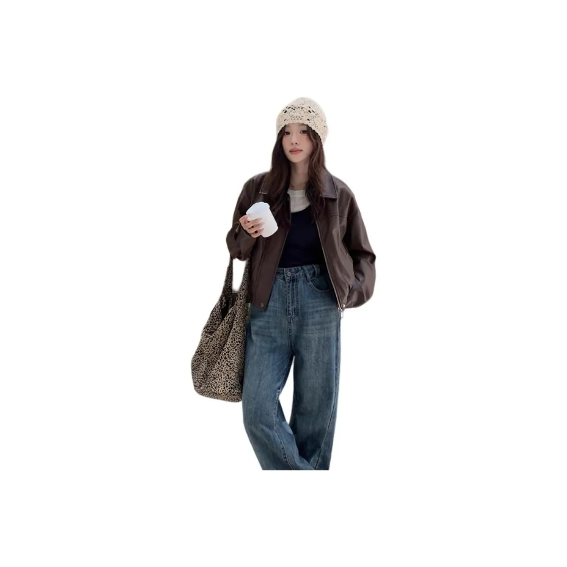 Dippanis кожаная куртка женская