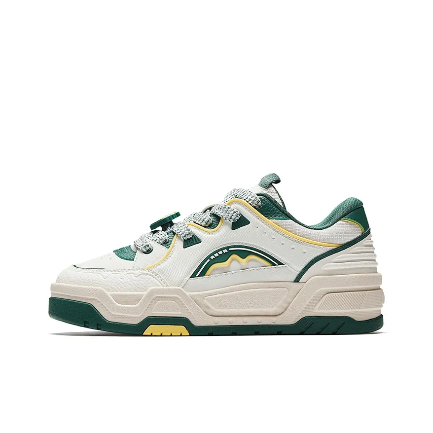 ANTA Bump Износостойкие визуально увеличивающие рост Низкие Кроссовки для скейтбординга Мужские