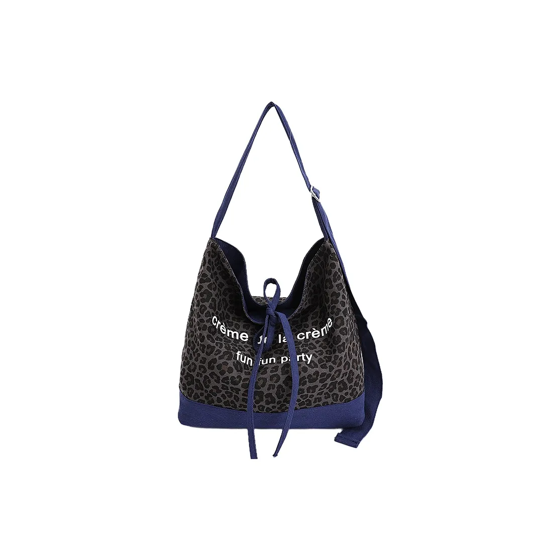 Bueno Холст Плечевая сумка Стандартная Женская Синяя Зеленая