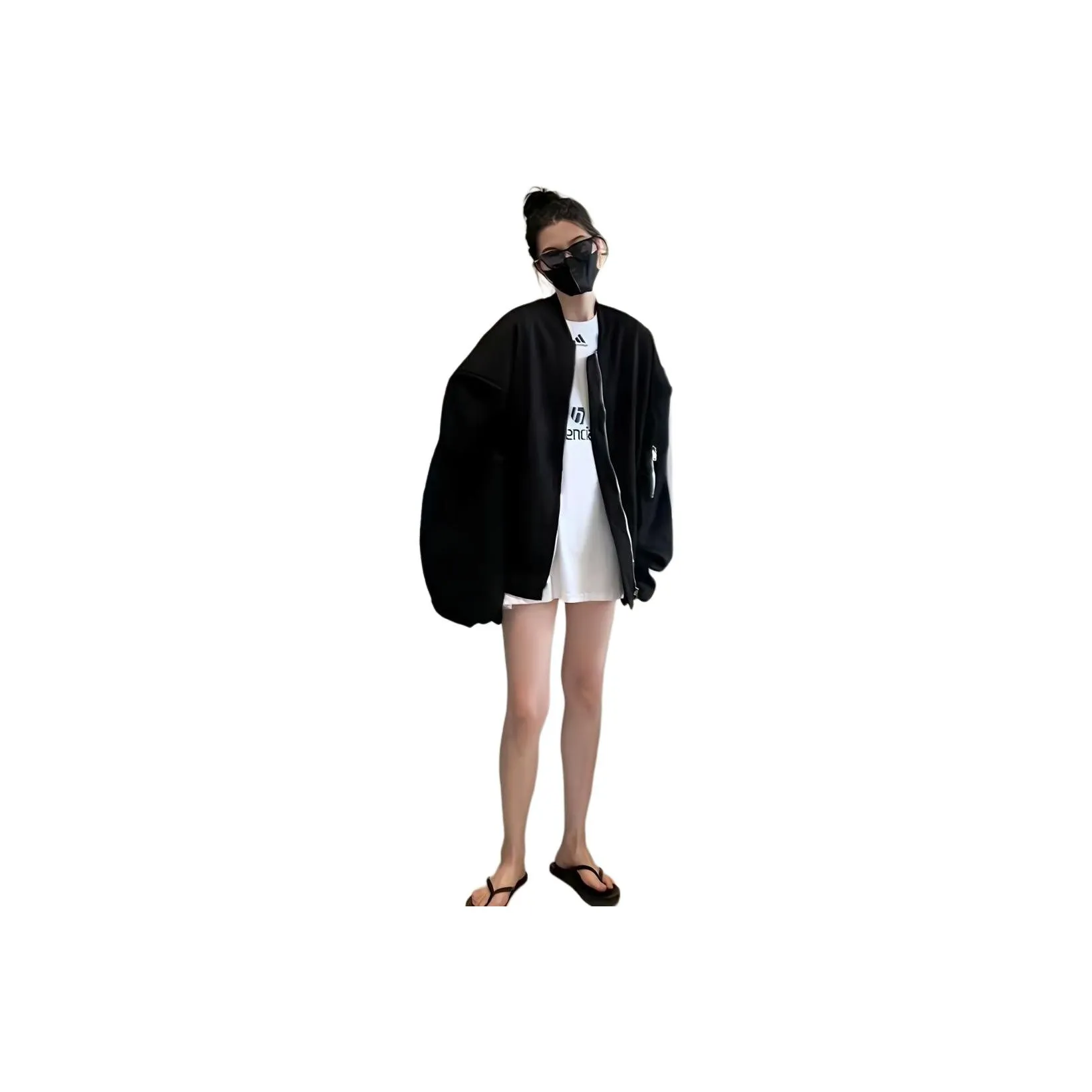 HAPG Черный Высококачественный Двойной Слой Женские Куртки