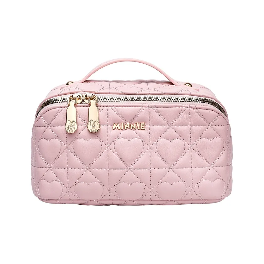 Disney Minnie Artificial Leather Travel Storage Bag Women's Multicolor