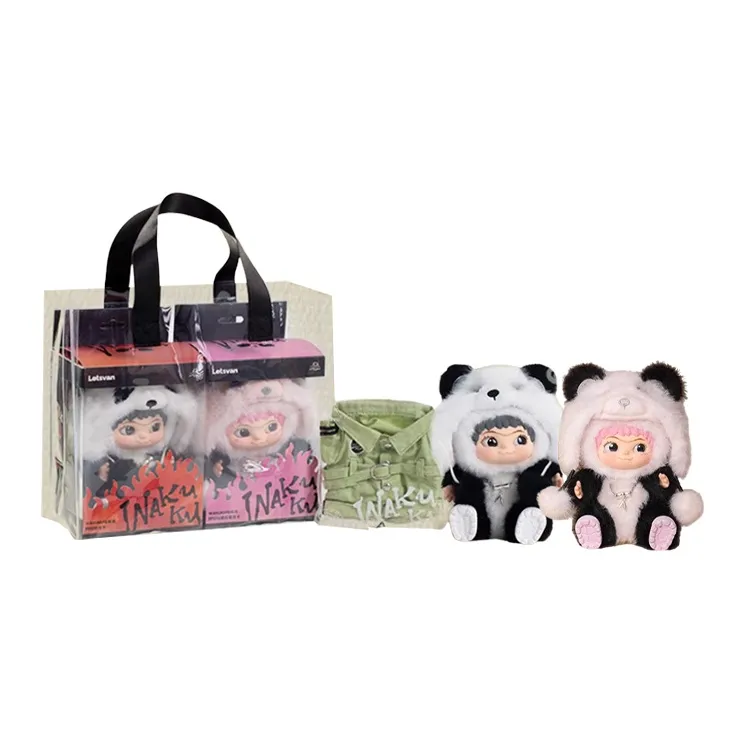 LETSVAN WAKUKU Chubby Cherry Blossom Snow Прозрачный слепой бокс на карточке