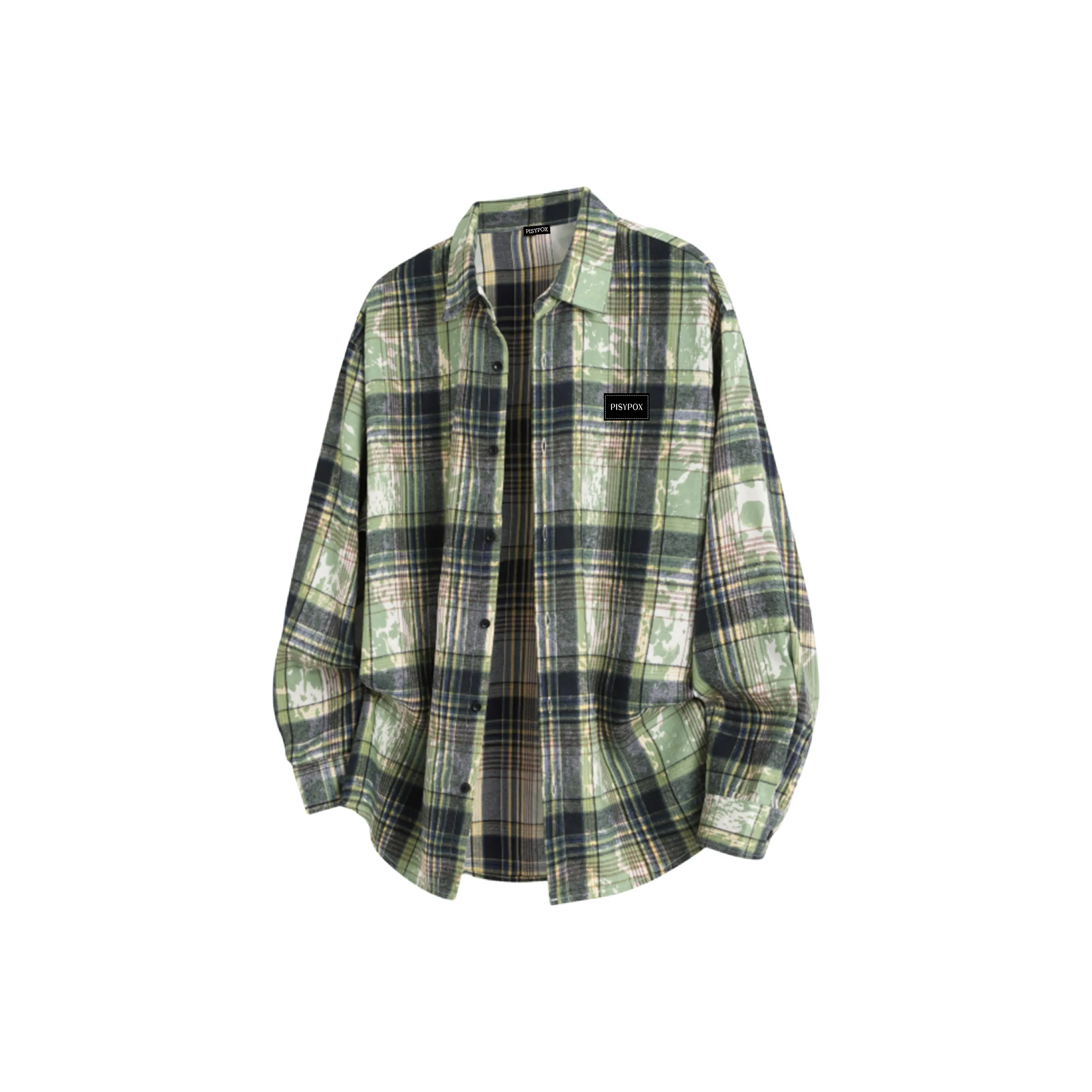 PISYPOX Длинный рукав рубашка унисекс