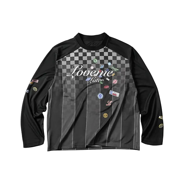 LOVE ME LATER Длинный рукав Т-рубашка Унисекс