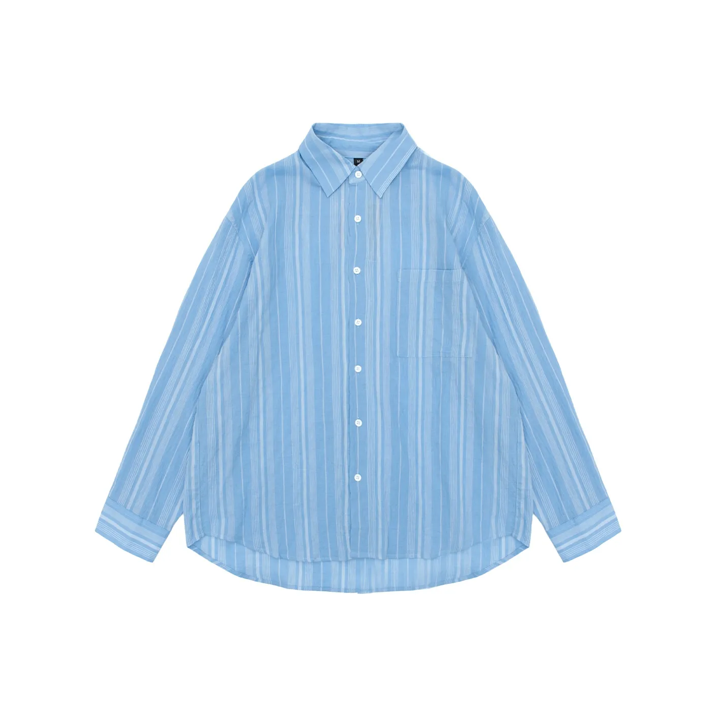 DAVID ME Синие Полосы Унисекс Рубашки