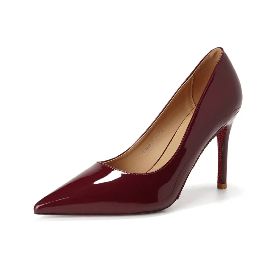 Lanza Низкий каблук Высокие каблуки Женские Бургунди