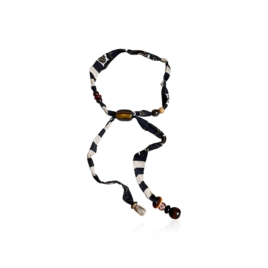 DVNRR Тканевые шнурки Ожерелья Женские