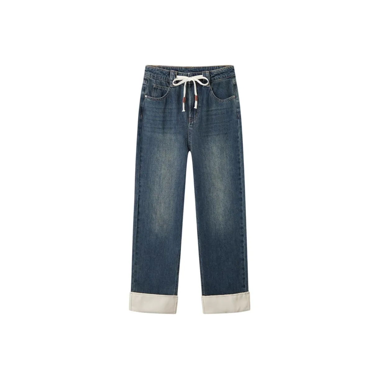 EICHITOO Джинсовый синий Комбинированный 09 Женские Джинсы