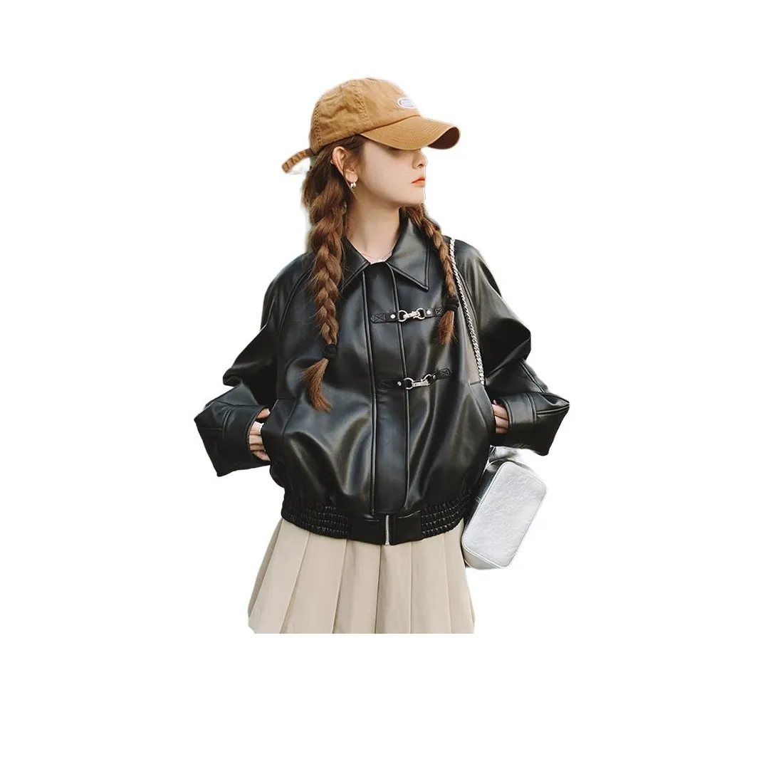 Dippanis кожаная куртка женская